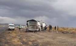 گزارش تکمیلی از وضعیت مصدومان حادثه واژگونی اتوبوس در محور سیرجان _شهربابک