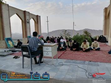 اردو جهادی  ساخت گلزار شهداء جوشان توسط گروه جهادی انصارالرسول