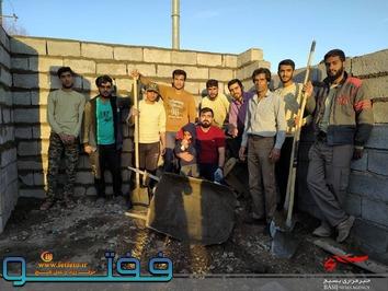 گروه جهادی انصارالرسول جهت ساخت وساز منازل نیازمندان