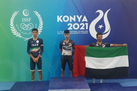 بازی‌های کشورهای اسلامی؛ مدال نقره دوچرخه‌سواری به نام آرین ضرب شد