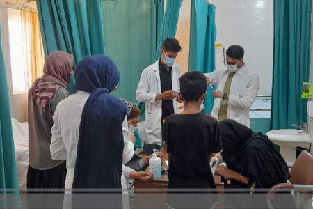 خدمت رسانی گروه جهادی پزشکی در شهرستان فاریاب