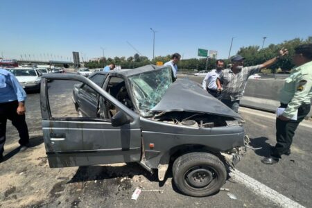 «عدم توجه به جلو»؛ عامل ۵۱ درصد تصادفات جاده‌ای استان کرمان