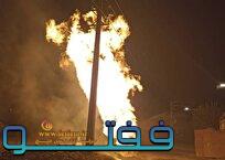 مهار آتش‌سوزی لوله گاز در جنوب تهران