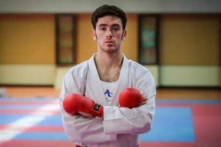 آسیابری به فینال رقابت‌های کاراته رسید