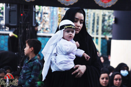 برگزاری همایش شیرخوارگان حسینی در انار / عزاداری مادرانه برای نوزاد کربلا +۵۰عکس