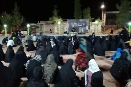 مراسم عزاداری و سوگواری سه ساله امام حسین علیه السلام در شهرستان زرند برگزار گردید
