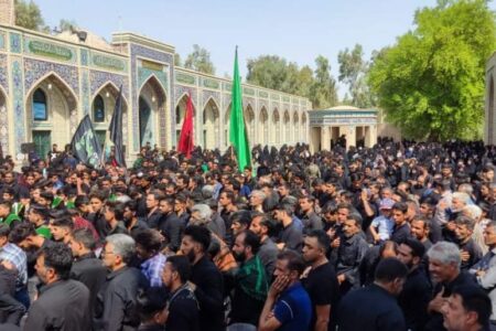 پیاده روی جاماندگان اربعین حسینی در شهداد