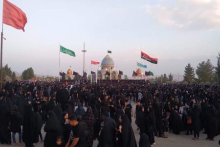 پیاده روی جاماندگان اربعین حسینی در چترود