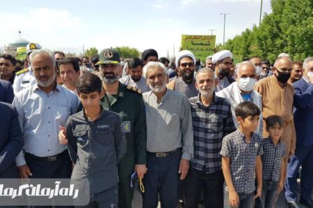 راهپیمایی خروش مردم انقلابی شهرستان جیرفت علیه فتنه‌گران