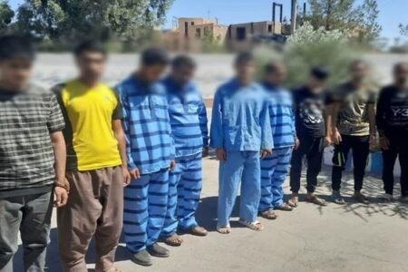 دستگیری ۲۲ نفر سارق غیربومی در شهرستان انار