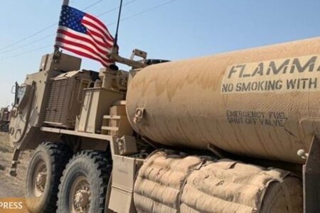 ارتش آمریکا ۵۰ تانکر نفت سوریه را به سرقت برد