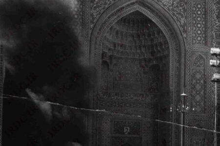 مراسم گرامیداشت سالروز به آتش کشیدن مسجد جامع کرمان