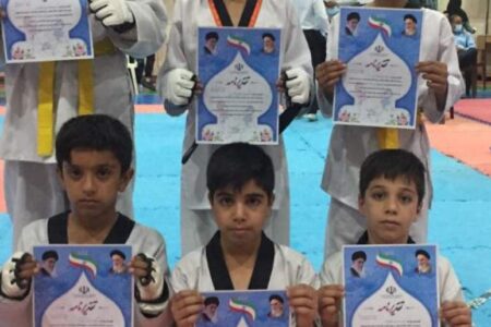 درخشش تکواندوکاران خردسال نرماشیری در مسابقات استان کرمان