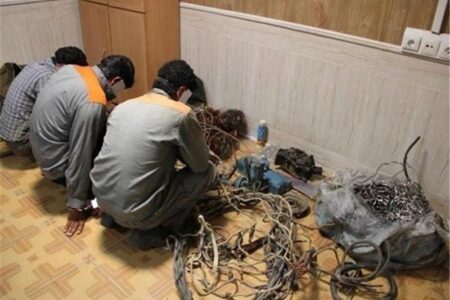 افزایش سرقت کابل های برق و تلفن در کرمان/ دزدی در روز روشن