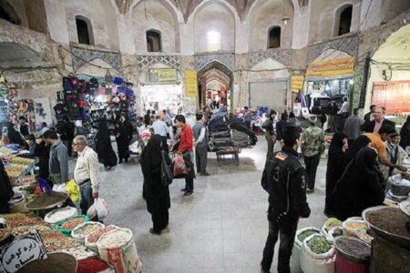 فعالیت بازار در شهر کرمان