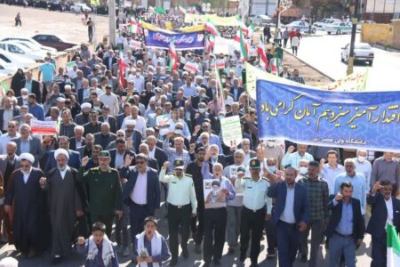 خروش انقلابی مردم رفسنجان در یوم‌الله ۱۳ آبان/ «زن، زندگی، آگاهی»