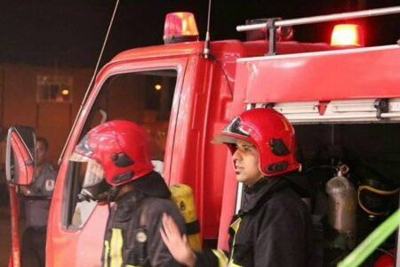 راه‌اندازی ایستگاه موقت آتش‌نشانی در گلزار شهدا