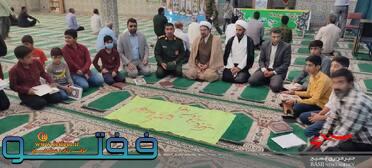 اجتماع حلقات صالحین شهرستان فاریاب بمناسبت هفته بسیج در نماز جمعه
