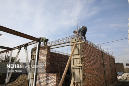 ساخت و ساز در روستای سیل زده «کوثر ریز» به زودی به اتمام می رسد