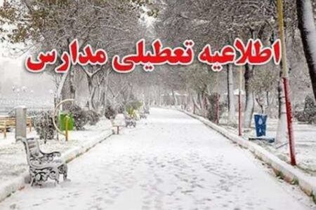 تعطیلی مدارس برخی مناطق استان کرمان در پی بارش برف و باران