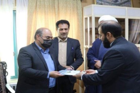 معارفه رئیس جدید کمیته امداد امام خمینی شهرستان زرند