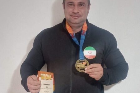 درخشش قهرمان زرندی در مسابقات پرس سینه جهانی