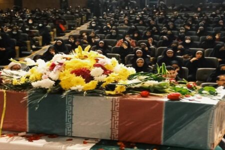 مراسم تشییع و تدفین پیکر پاک شهید گمنام دفاع مقدس در ماهان