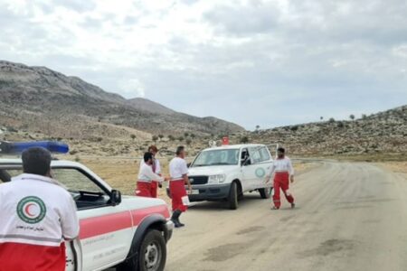 نجات بانوی مفقودشده پس از تلاش ۱۸ ساعته نیروهای هلال‌احمر کرمان