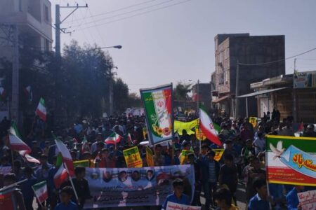 بزرگداشت سالروز پیروزی انقلاب اسلامی در قلعه گنج