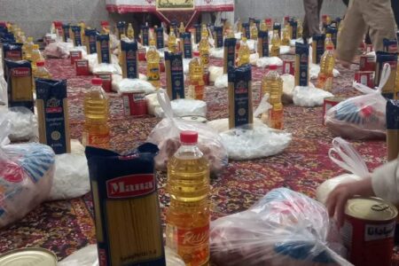 ۱۲۰ بسته حمایتی بین نیازمندان شهر اختیارآباد توزیع شد