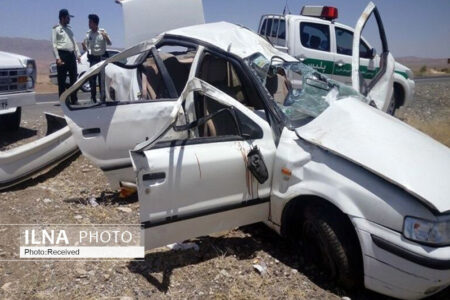 یک کشته و هفت مصدوم در حادثه تصادف محور کرمان-رفسنجان