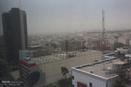 پیش بینی رگبار و وزش باد شدید طی روزجاری در تهران