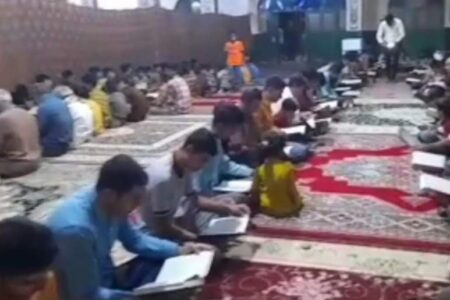 حضور پر شور دهه هشتادی‌های مهروئیه در محفل انس با قرآن