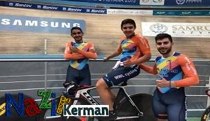 طلایی شدن دوچرخه سوار کرمانی در قزاقستان