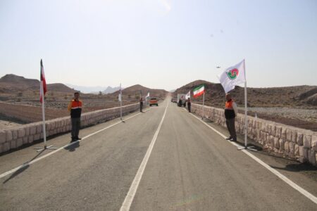 افتتاح ۲ پروژه راهسازی در محور مردهک- تنگشاه با اعتبار ۵۲ میلیارد