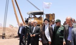 بازدید رئیس‌جمهور از پروژۀ انتقال آب خلیج‌فارس به کرمان و رفسنجان