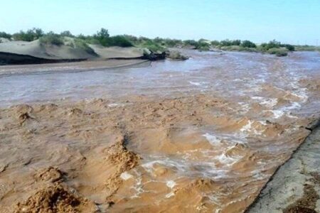 سیلاب، محور فاریاب – کهنوج را مسدود کرد