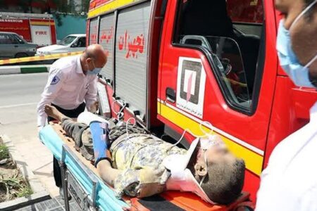 حادثه کارخانه یخ‌سازی کرمان ۳ مصدوم برجا گذاشت