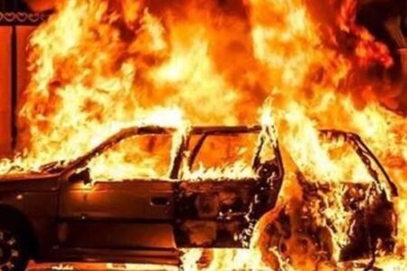 ۵ نفر در حادثه رانندگی محور ریگان – ایرانشهر در آتش سوختند