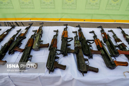جمع آوری ۲۰۰ قبضه سلاح غیرمجاز در جازموریان