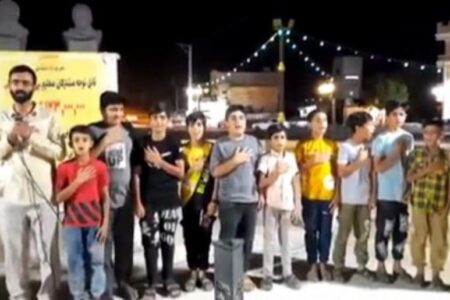 اولین شب جشن خیابانی غدیر در فاریاب برگزار شد