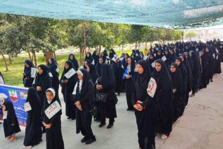اجتماع بزرگ مردمی حجاب و عفاف در عنبرآباد