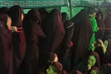 مراسم تعزیه خوانی در شهرستان کهنوج