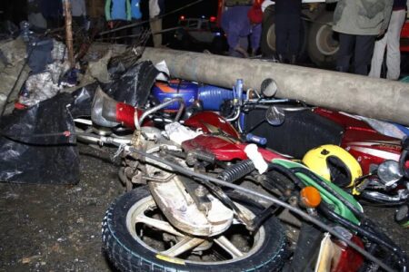 تصادف دو موتورسیکلت در رفسنجان یک کشته و ۳ مصدوم برجا گذاشت