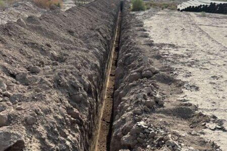 چاه آب آشامیدنی روستای تمیری رودبار جنوب  بعد از ۴ سال به بهره برداری رسید