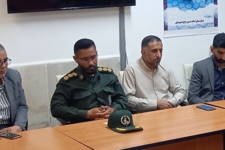 قدردانی فرمانده سپاه منوجان ازکادر درمان منوجان