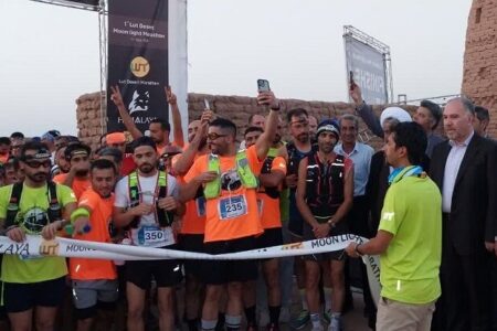 ۳۶۹ دونده ماراتن کوی لوت کرمان را دویدند