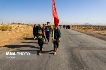 پیاده‌روی جاماندگان اربعین حسینی در کرمان