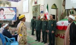 آیین تجلیل از سربازان  سپاه ثارالله به مناسبت روز سرباز