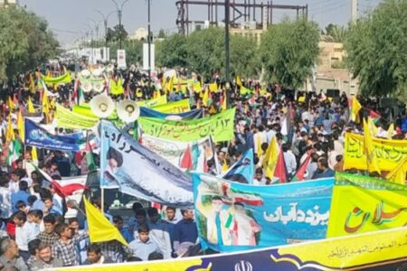 فریادهای طوفانی مردم کرمان بر سر رژیم کودک‌کش صهیونستی